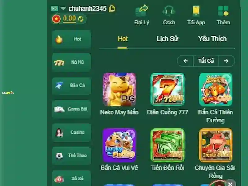 Hệ thống hỗ trợ 24/7 trên ứng dụng HB88