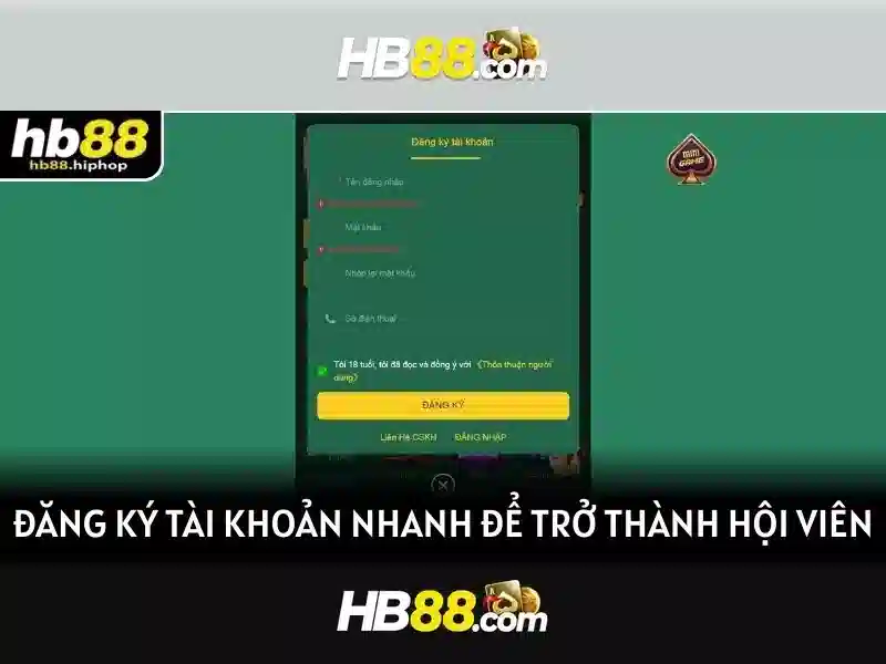 Trải nghiệm slot hb88