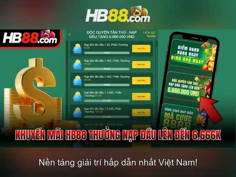 Ưu Đãi Đặc Biệt Nhà Cái HB88 Dành Riêng Cho Thành Viên