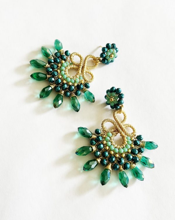 Green Margarita Earrings