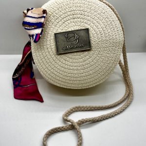 cartera boho redonda